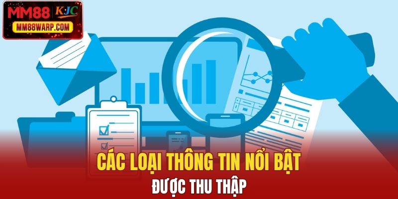 Các loại thông tin nổi bật được thu thập
